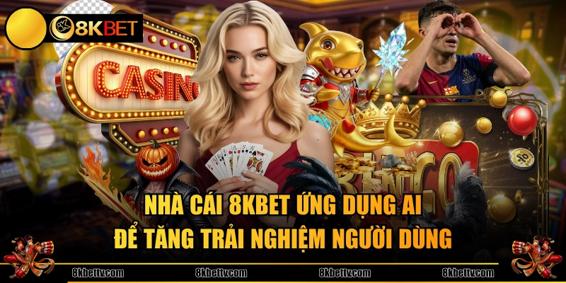 Nhà cái 8KBET ứng dụng AI để tăng trải nghiệm người dùng